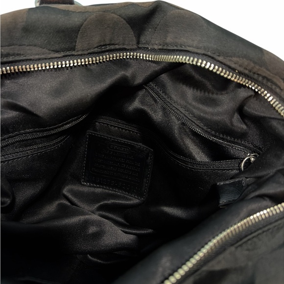 Coach Handbags - Coach Poppy Black Signature Logo Design Shoulder/Hand Bag